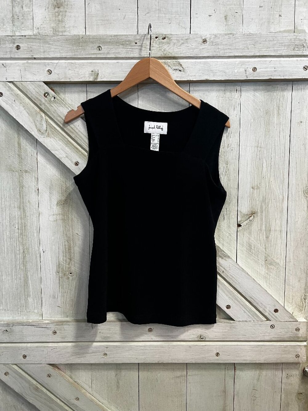 Joseph Ribkoff Black Sleeveless Top Size 10